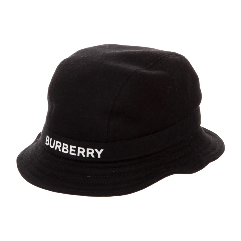 Burberry Classic Black Logo Bucket Hat - Picture 3 of 7